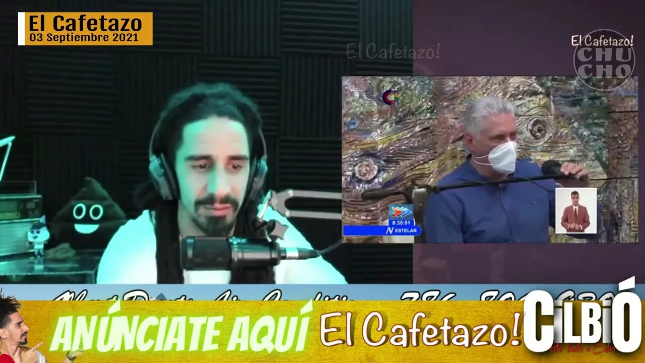 DIAZ CANEL Y LOS PEDAGOGOS - EL CAFETAZO (HACE DOS AÑOS) 03 SEPTIEMBRE 2021