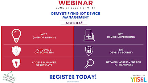 Weebinar On Demystifying IoT Device Management