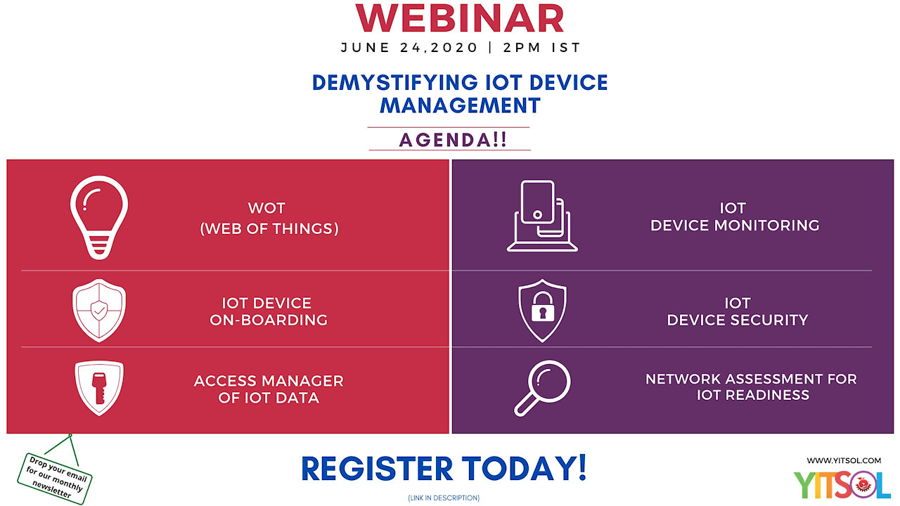 Weebinar On Demystifying IoT Device Management