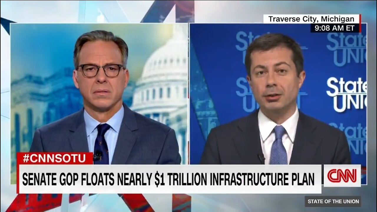 Pete Buttigieg Congratulates GOP For Countering With A Trillion $ For Infrastructure