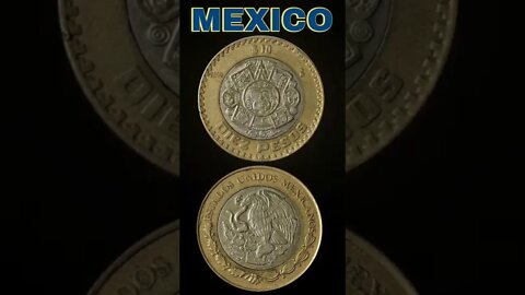 Mexico 10 Pesos 2009.#shorts #coinnotesz