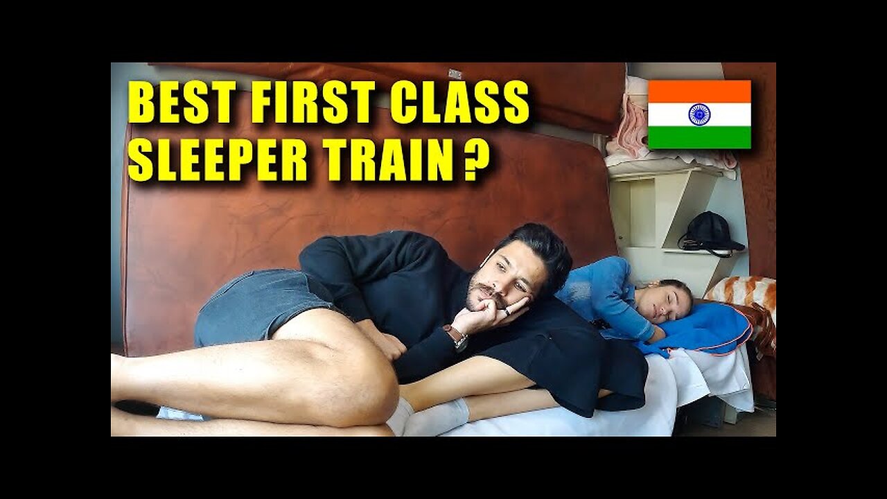 his is the Best First Class Train in India that we have been on! / Agra to Jaipur!