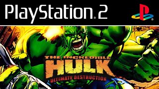THE INCREDIBLE HULK ULTIMATE DESTRUCTION (PS2/XBOX/GAMECUBE) - Gameplay! (Legendado em PT-BR)