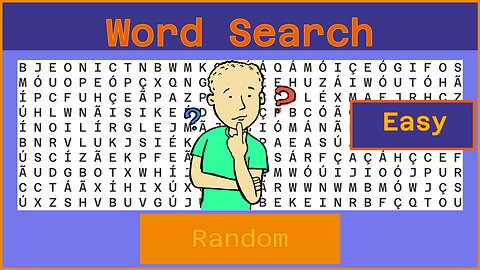 Word Search - Challenge 10/28/2022 - Easy - Random