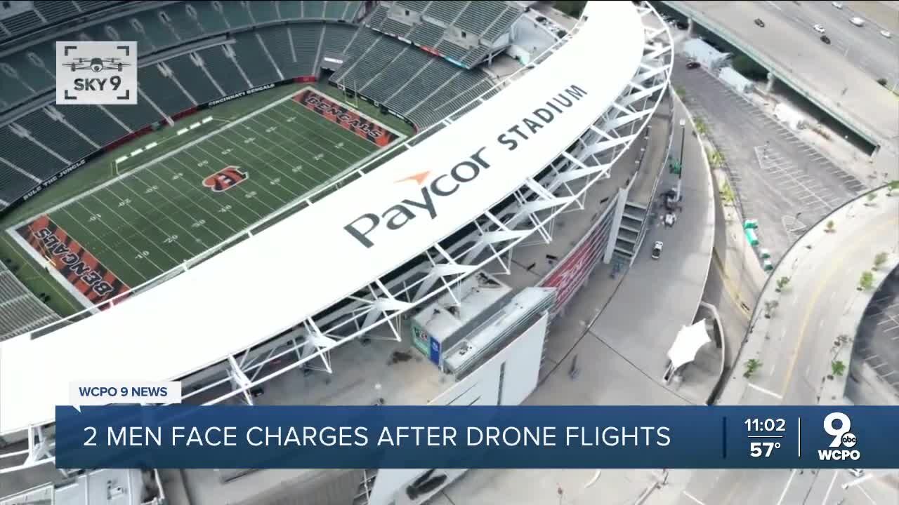 2 men face federal charges after drone flights over Paul Brown Stadium, Great American Ball Park