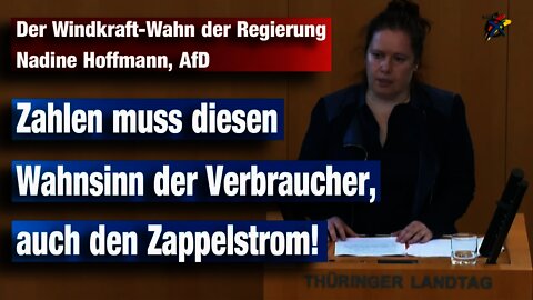 Der Windkraft-Wahn der Regierung Nadine Hoffmann, AfD