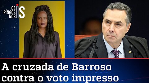 Barroso coloca escritora feminista em campanha contra o voto impresso auditável