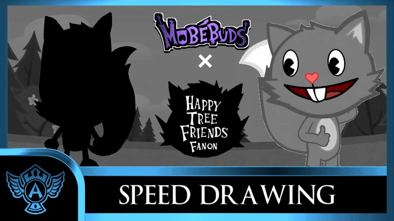 Speed Drawing: Happy Tree Friends Fanon - Wizzy | Mobebuds Style