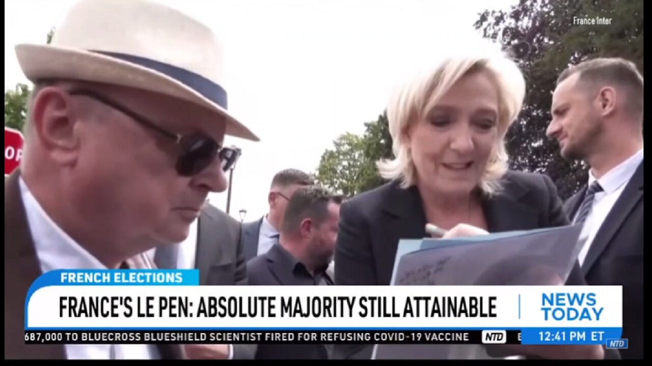 FRANCE LE PEN- ABSOLUTE MAJORITY STILL ATTAINABLE
