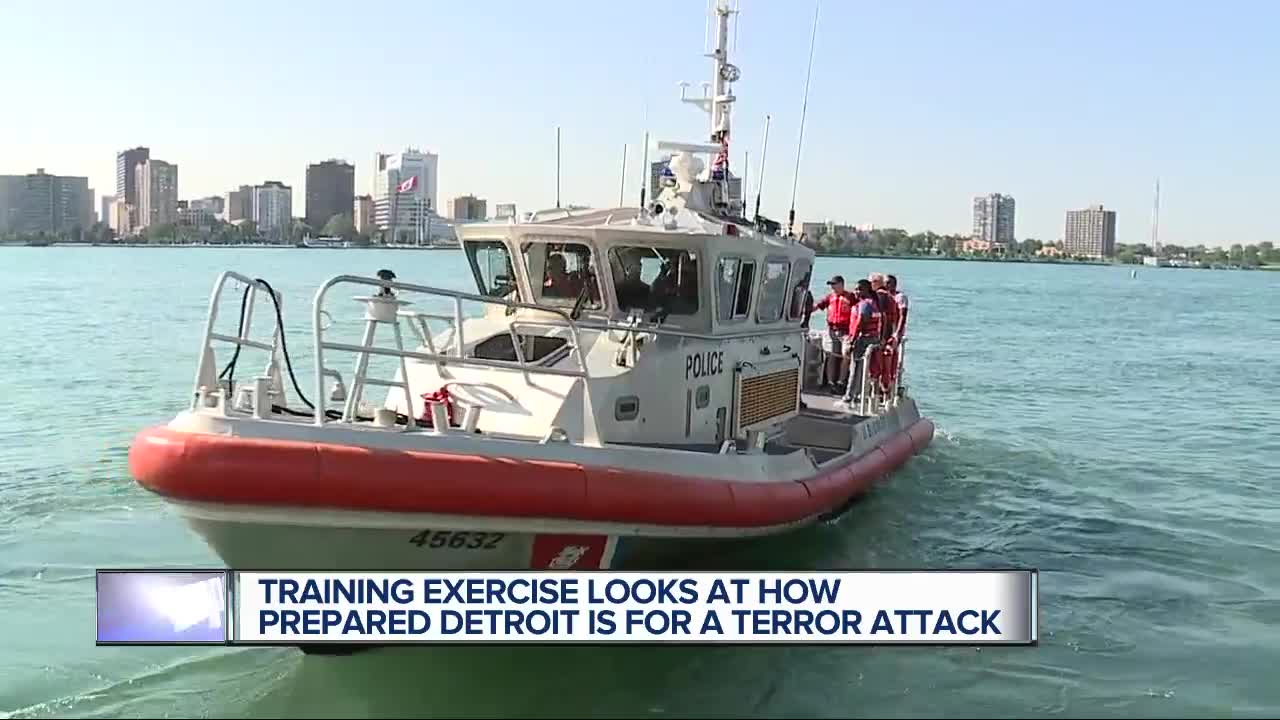 Training exercise looks at how prepared Detroit is for a terror attack