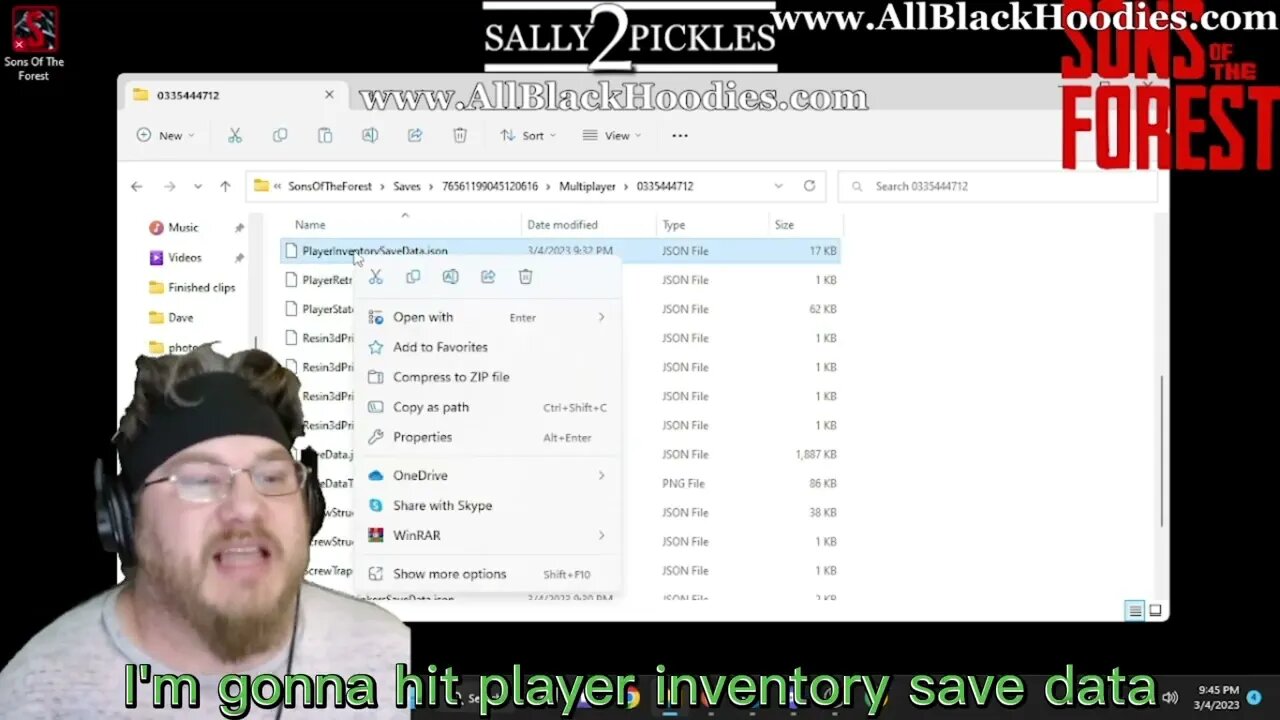 Son's of the forest Unlimited Ammo | Save file edit #sonsoftheforest #sally2pickles