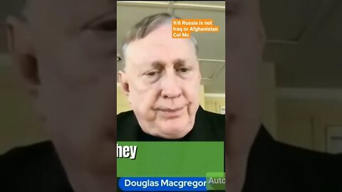 9/6 Russia is not Iraq or Afghanistan Col Mc