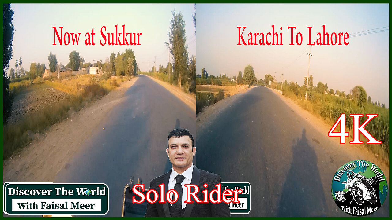 Karachi To Lahore || Solo || Reached Sukkur Going To Bahawalpur Watch In HD Urdu/Hindi