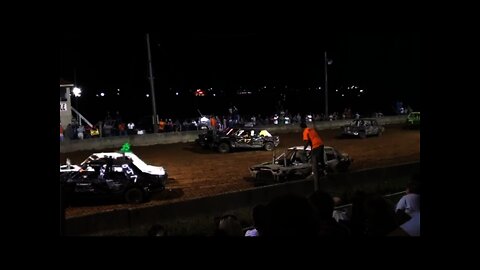 Relay For Life Boyle county Danville, KY Full Size car demo derby Heat 2 8-21-10 pt 2