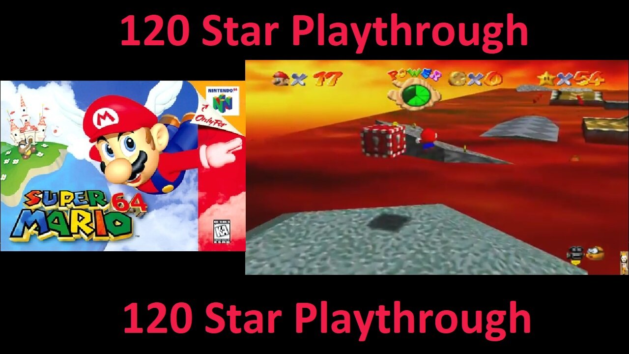 Super Mario 64 120 Star Playthrough Nintendo 64