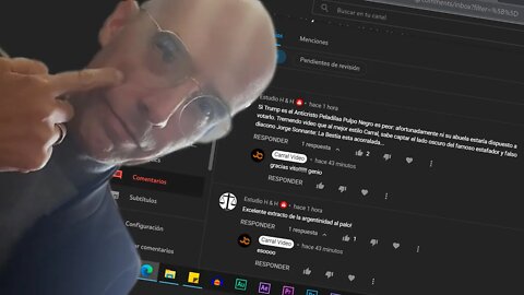 Leyendo sus comments!