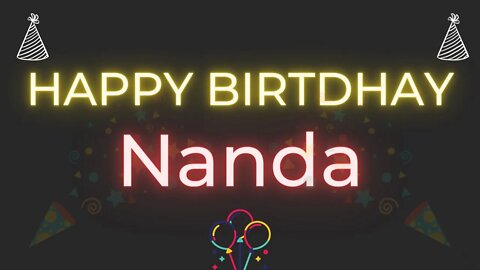 Happy Birthday to Nanda - Birthday Wish From Birthday Bash