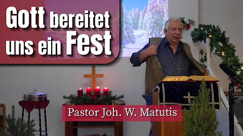 Gott bereitet uns ein Fest