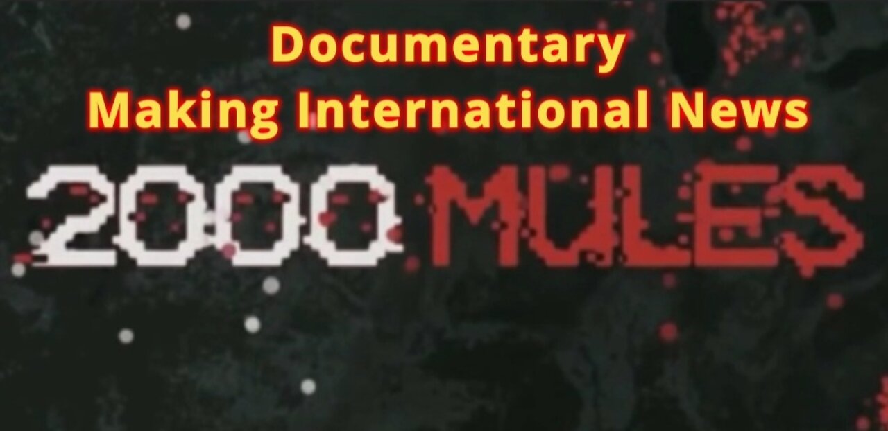 2000 Mules Documentary Making International News
