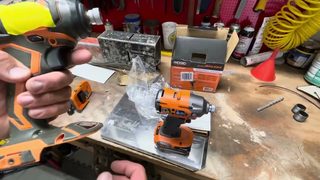 RIDGID Brushless 1/4” Impact Driver, 3 Speed, 18 Volt. Un Boxing. (Plus a FedEx Rant)