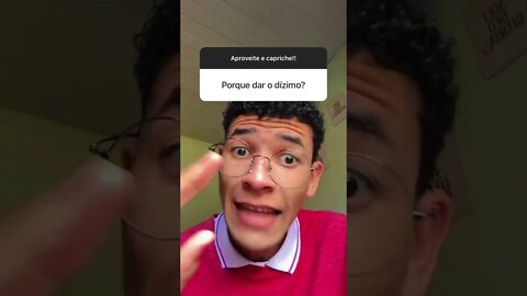 Porque dar o dízimo? #shorts