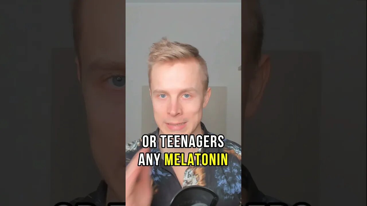 PSA: Don't Give Kids Melatonin!