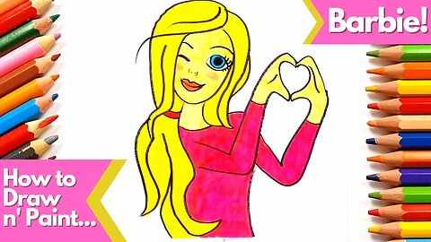 How to Draw and Paint a Really Cute Barbie