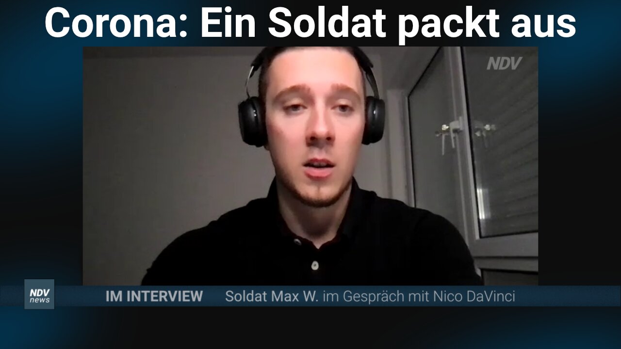 Ein Soldat packt aus: Soldat Max W. im Gespräch mit Nico DaVinci