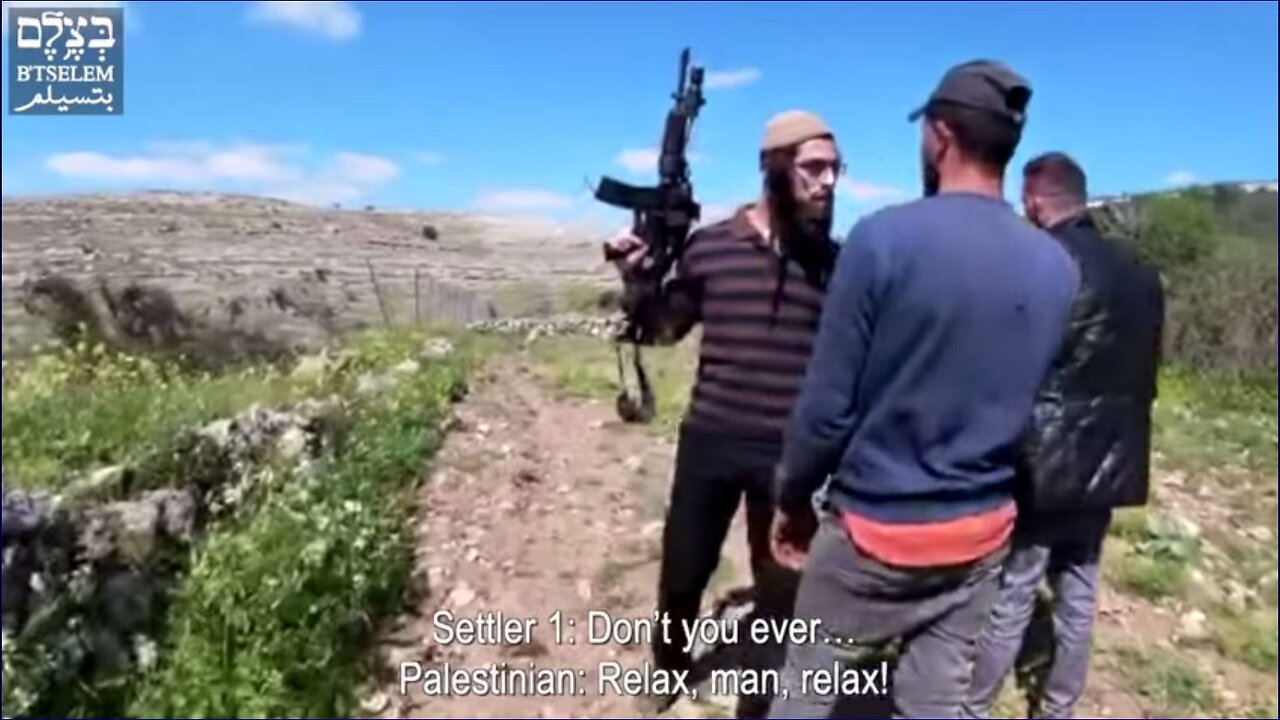 (2021) Settlers graze cows in Palestinian Farmer’s field: Threaten Him