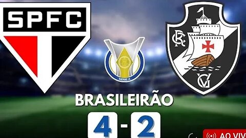 SÃO PAULO 4 X 2 VASCO - MELHORES MOMENTOS / COMPLETO