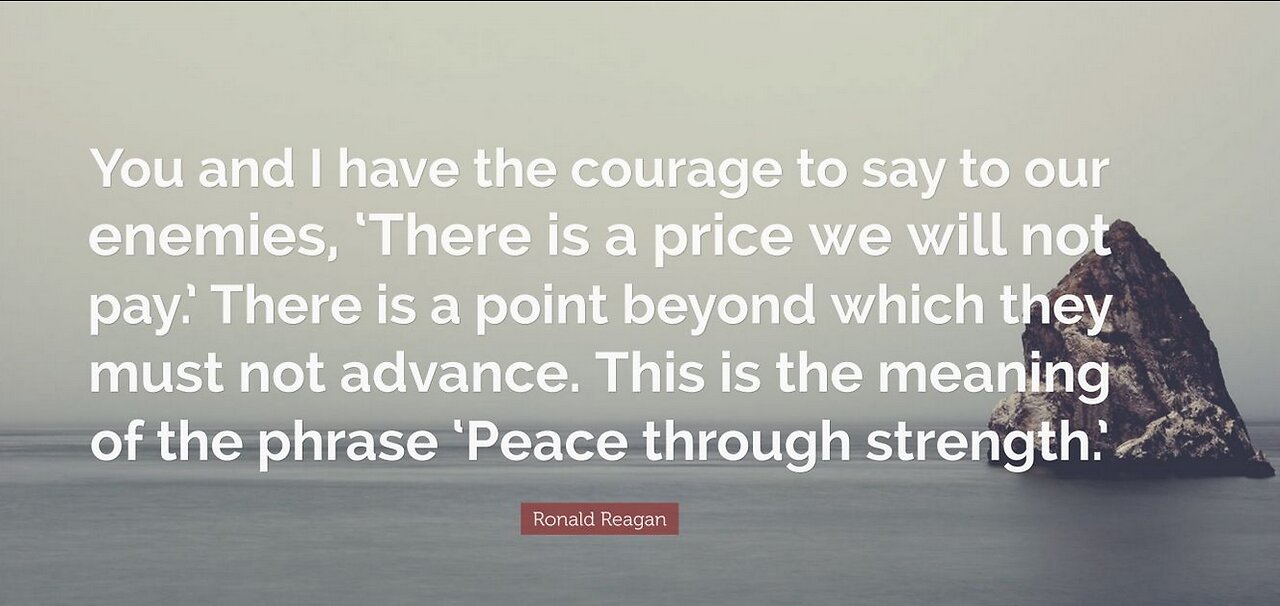 AMERICA MUST WIN THIS WAR! WE ARE AMERICANS! - PRESIDENT RONALD REAGAN