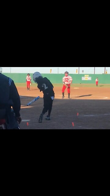 Watch brand new Bat break in half