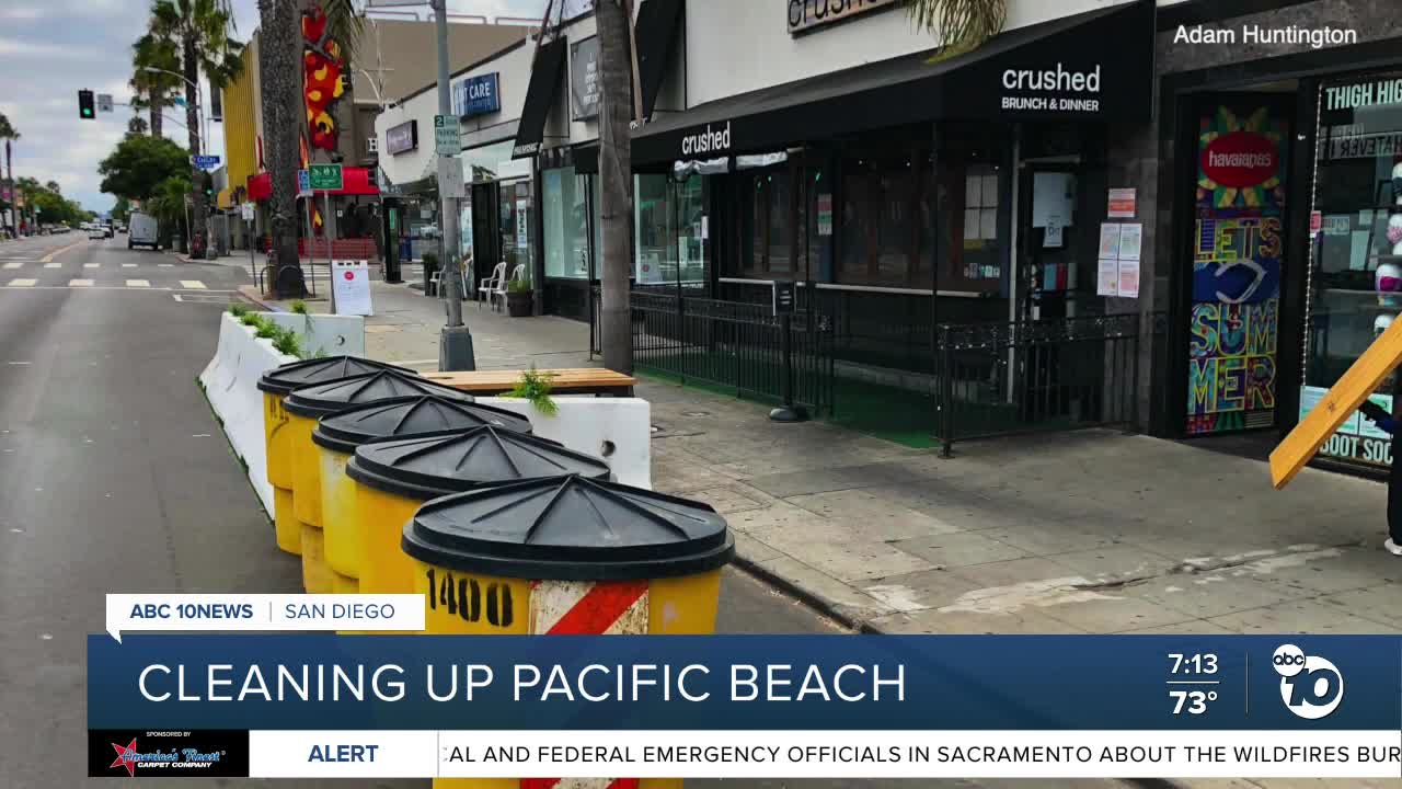 Pacific Beach man working to clean up neighborhood