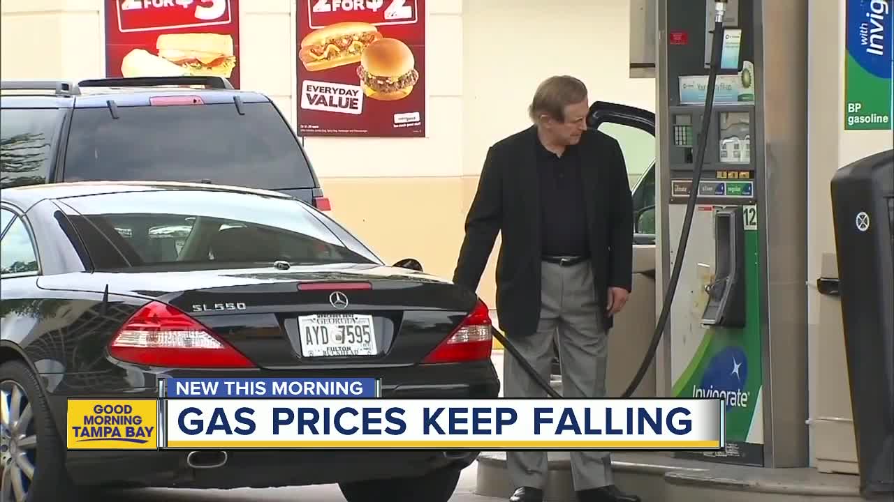 Gas prices dropping across the country