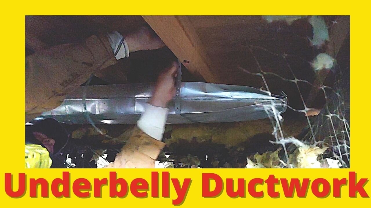 How to Fasten Metal Ductwork Under A Mobile Home