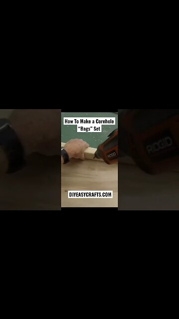 How to Make an Outdoor Cornhole “bags” set. The full instructional video can be found on my channel!