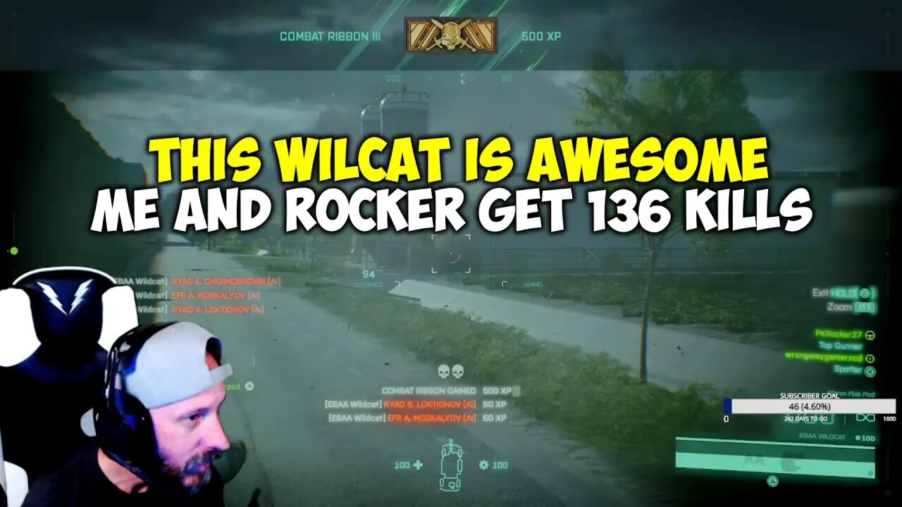 136 Combined Wildcat Kills Battlefield 2042