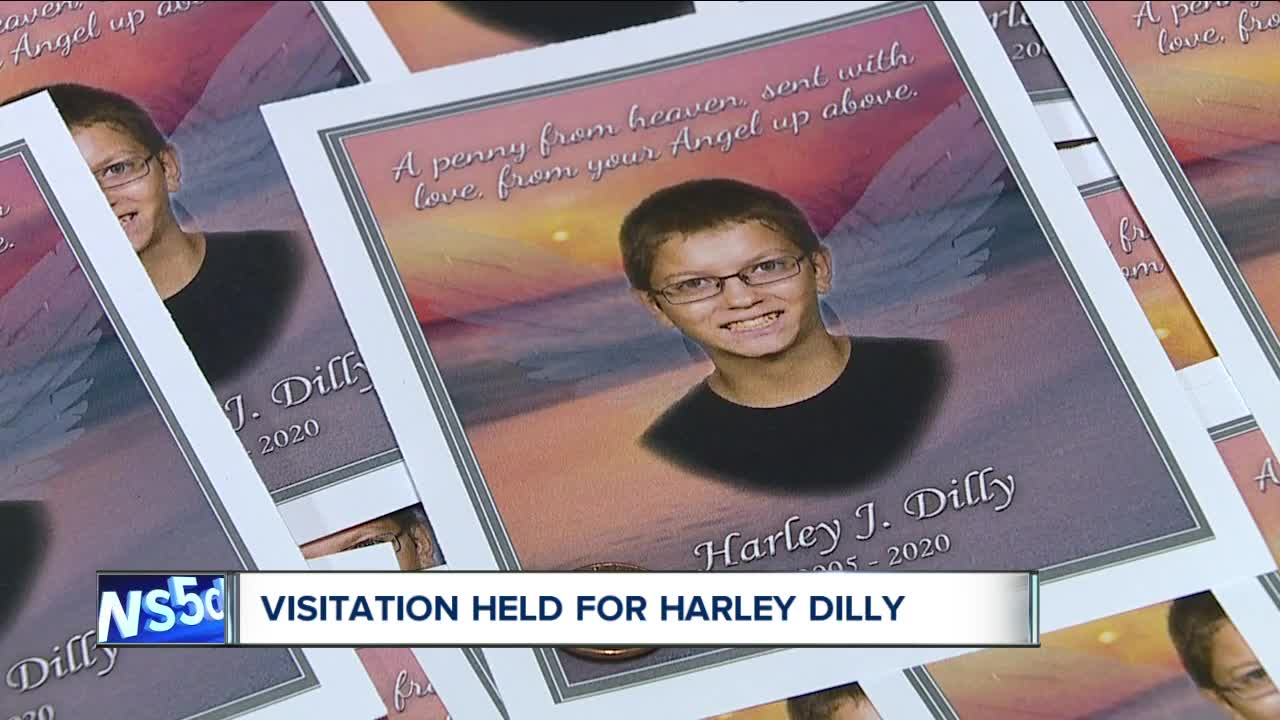 Visitation held Saturday for 14-year-old Harley Dilly