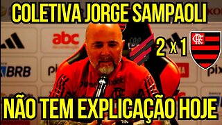 AO VIVO COLETIVA DE JORGE SAMPAOLI FLAMENGO 1 X 2 ATHLETICO-PR - É TRETA!!! NOTÍCIAS DO FLAMENGO