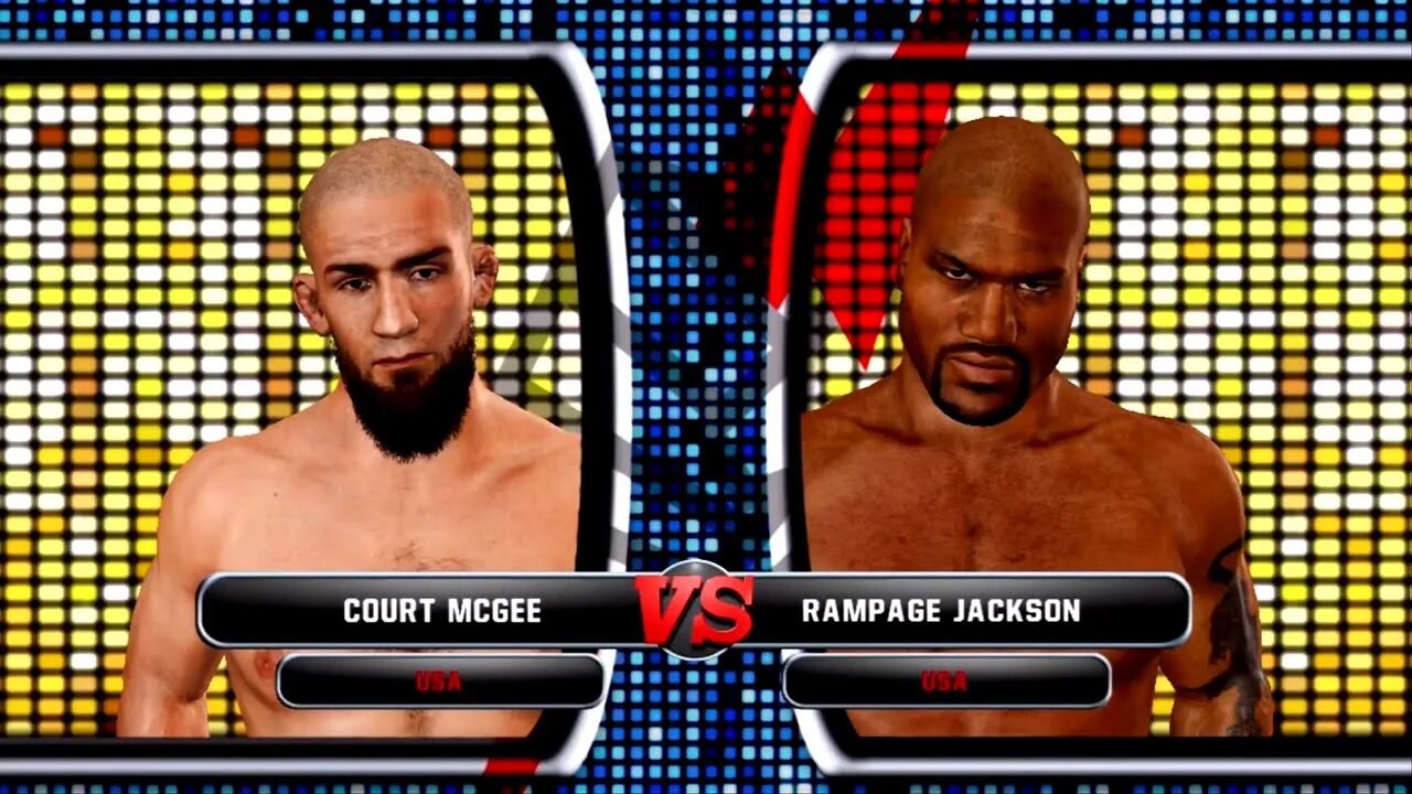 UFC Undisputed 3 Gameplay Rampage Jackson vs Court McGee (Pride)