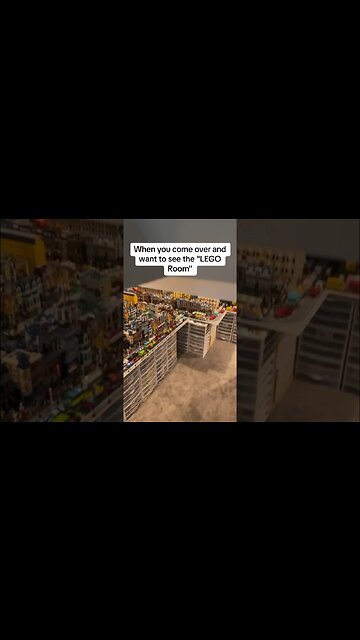 insane LEGO room tour #shorts