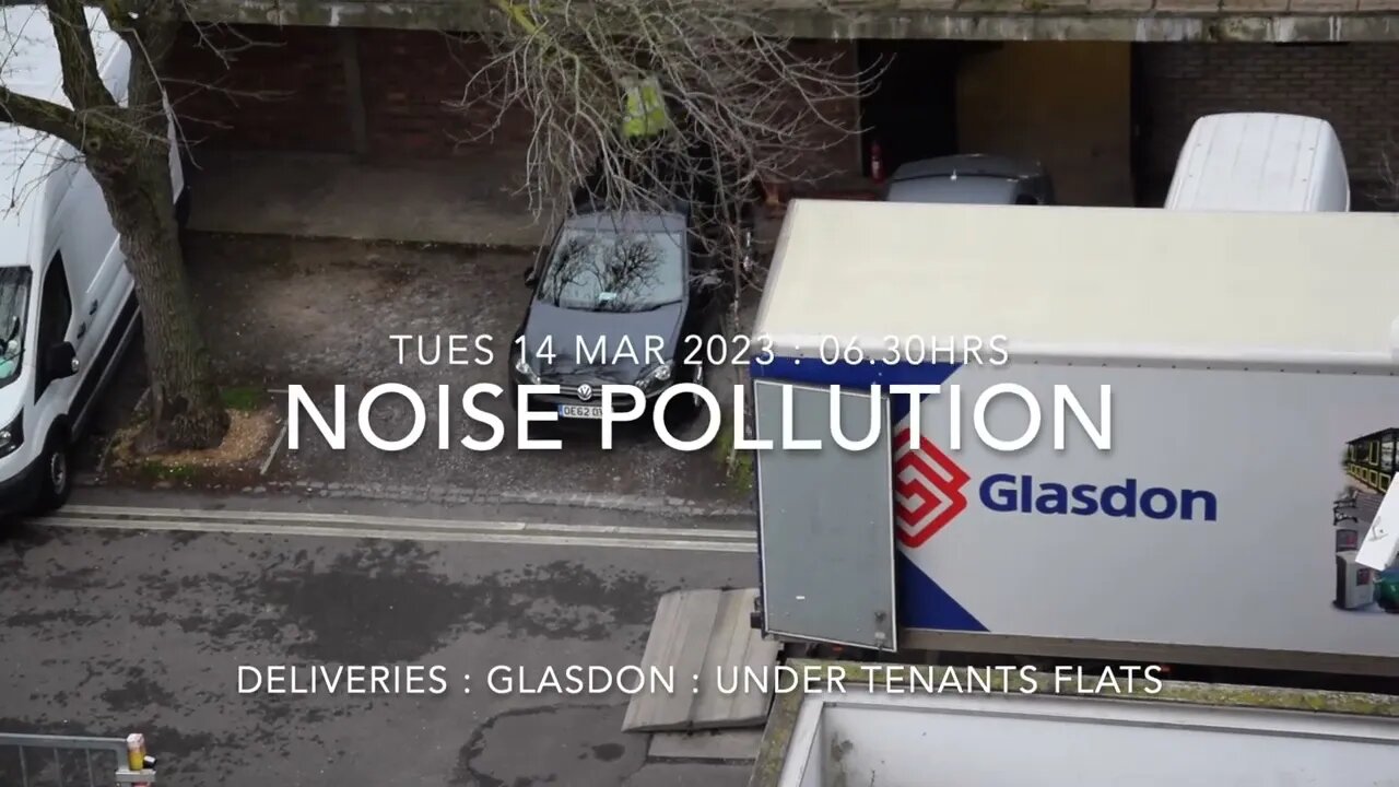 Noise Pollution : Tue 14 Mar 06.53hrs : GLASDON : Haverstock Rd NW5 : Contempt for Residents.