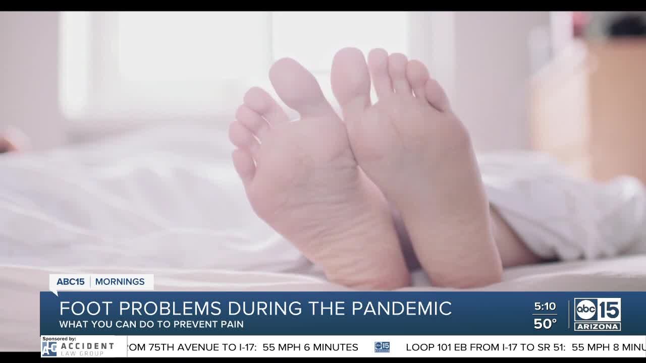 Foot problems during the pandemic