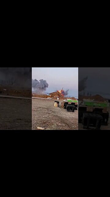 Ukrainian Soldiers Attempt to Shoot Down Russian Missiles