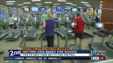 Summer is almost over! Time to gear up your kids to get fit, healthy for the fall