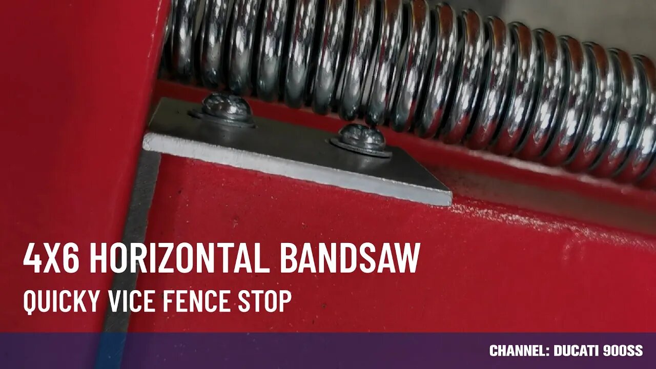 4x6 Bandsaw - Quicky Vice Fence Stop