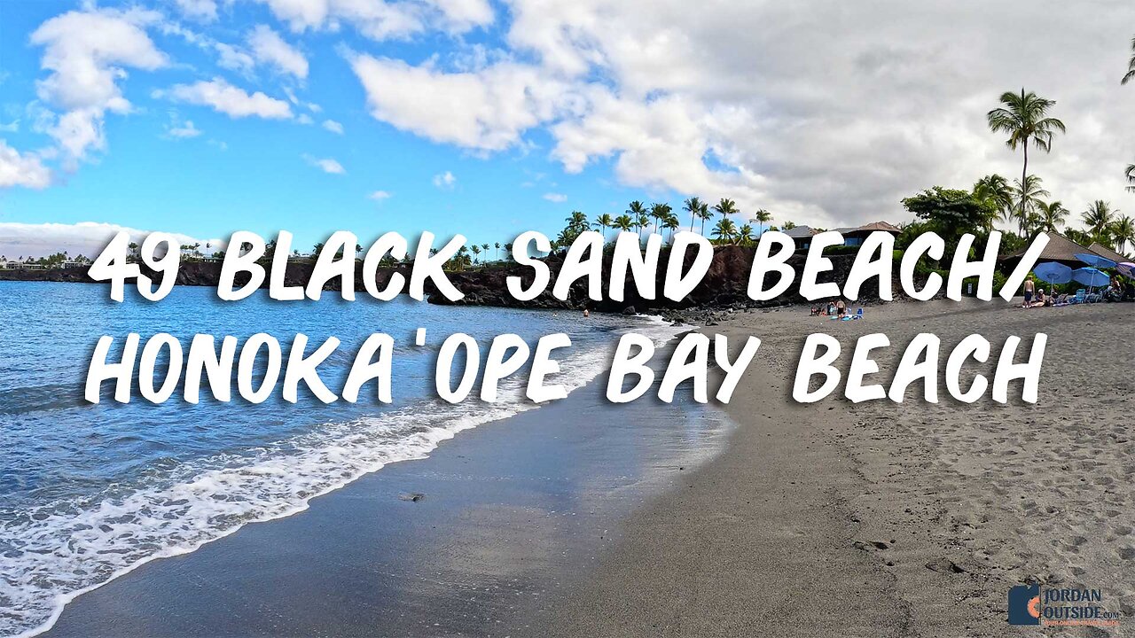 49 Black Sand Beach/Honoka'ope Bay Beach on The Big Island of Hawaii (Amazing Snorkeling)