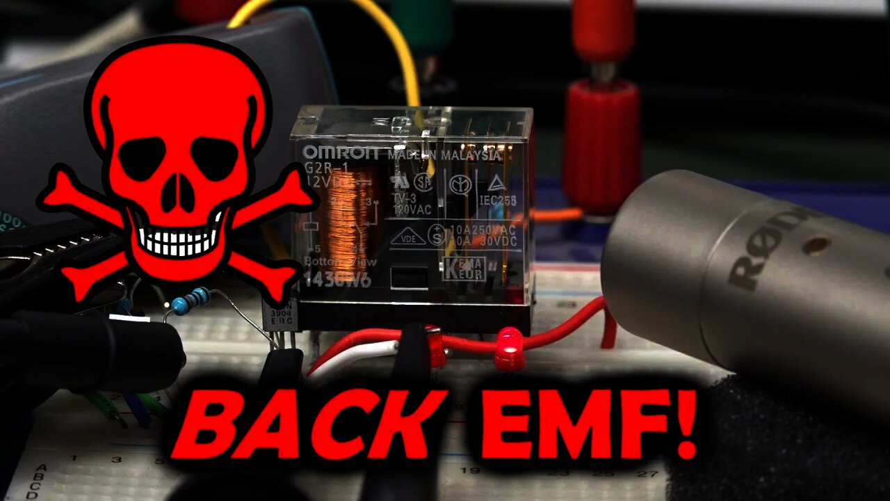 EEVblog 1409 - The DANGERS of Inductor Back EMF