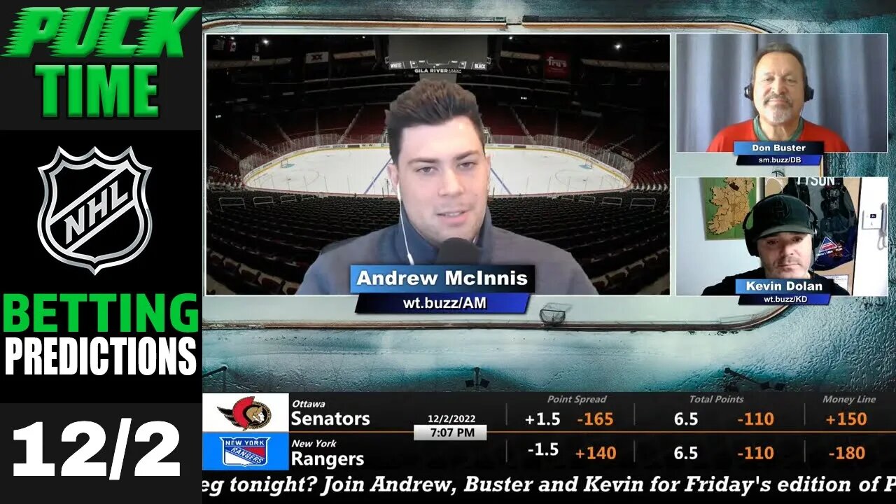 NHL Picks, Predictions and Odds | Daily NHL Betting Preview | 🏒 Puck Time for December 2