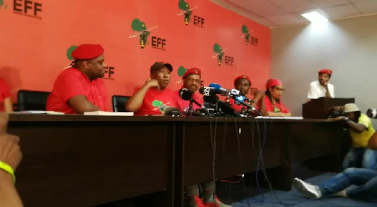 EFF leader urges youth to vote for his party (uXJ)